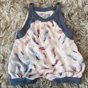 Organic baby romper, Finn and Emma